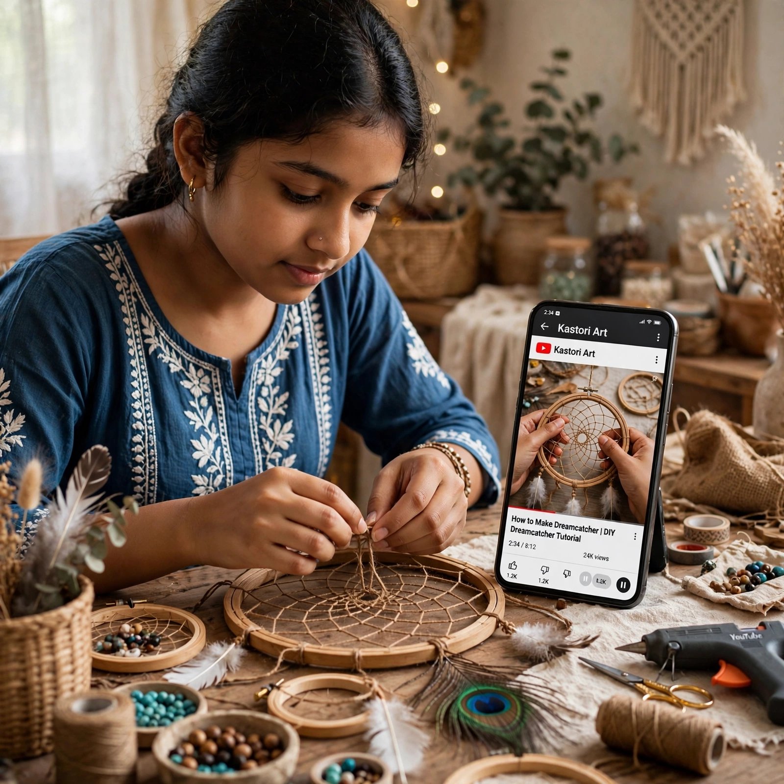 Craft making detail